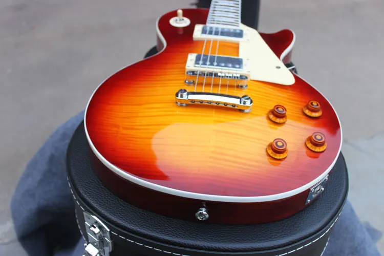 

Best Price Free Shipping High Quality Electric Guitar Historic 1959 Gloss Washed Cherry Hot !