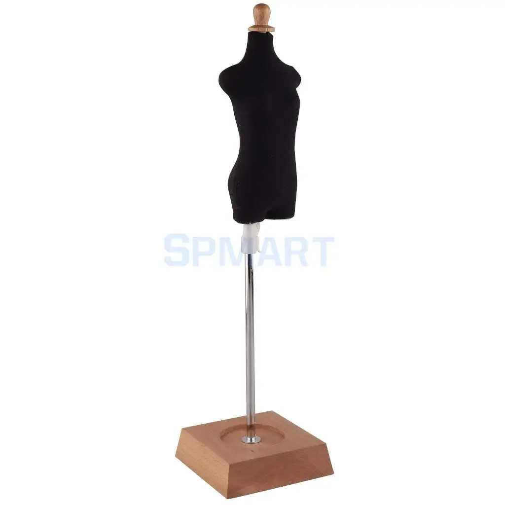 Adjustable 43 60cm Female Figures Mannequin Display Stand Clothes Holder for 1/4 Scale BJD MSD