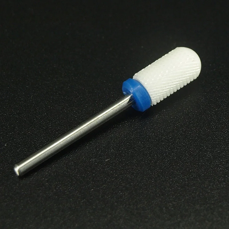 

Smooth Round M nail art salon Ceramic nail drill bit mill Cutter file for nail art electric drill manicure machine Accessories