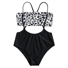 Страусиное Модное Новое Женское леопардовое нижнее белье, пижама, костюм, пуш-ап, уплотненный бюстгальтер, Пляжное очаровательное женское сексуальное бикини