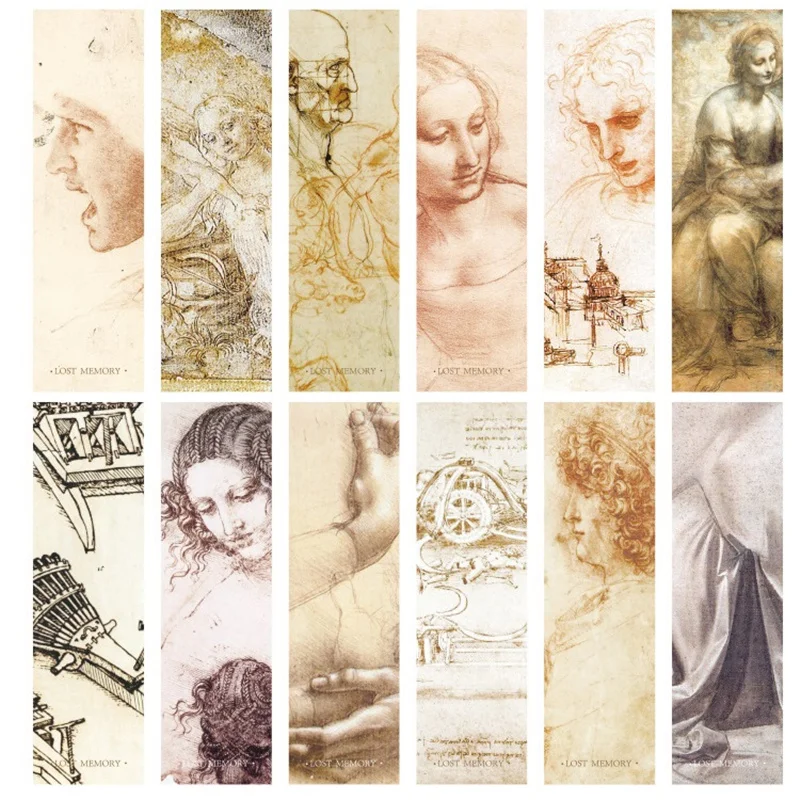 4 компл./лот потерянная память закладка для чтения книги Винтаж Памятка подарки