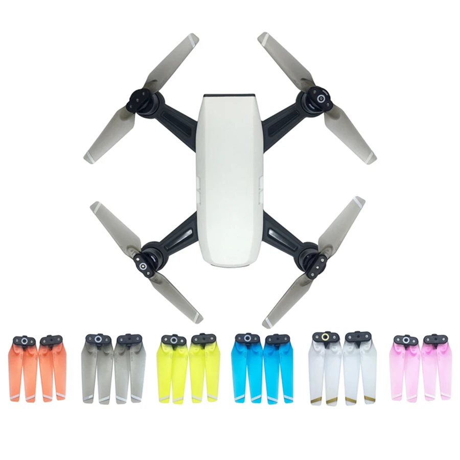 1 пара складных лезвий реквизит для DJI Spark Drone аксессуары быстросъемные пропеллеры RC ЗАПАСНЫЕ ЧАСТИ 6 цветов