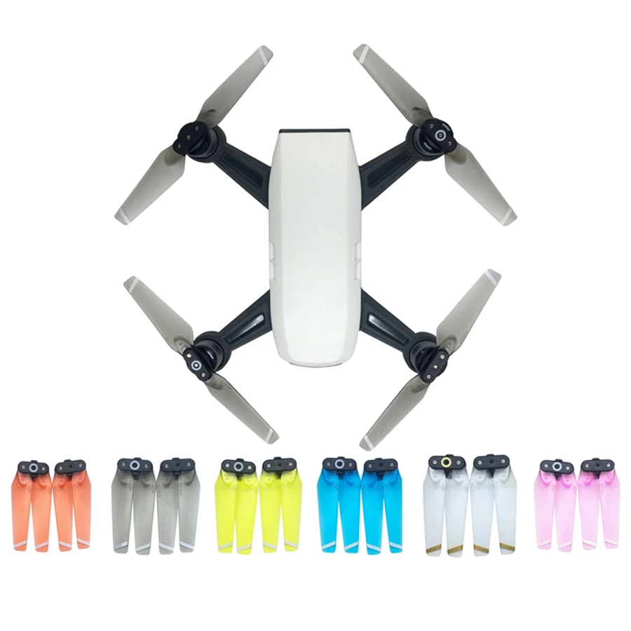 1 пара складных лопастей для DJI Spark Drone аксессуары быстросъемные пропеллеры