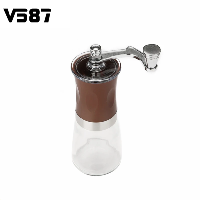  Manual Coffee Grinder Stainless Steel Kitchen Hand Manual Grind Coffee Bean Burr Grinder Mill Tool Hand Crank Coffee Bean Grind 