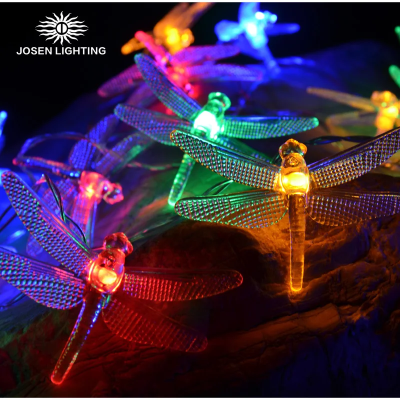 3M Led Christmas light outdoor decoration wedding light dragonfly