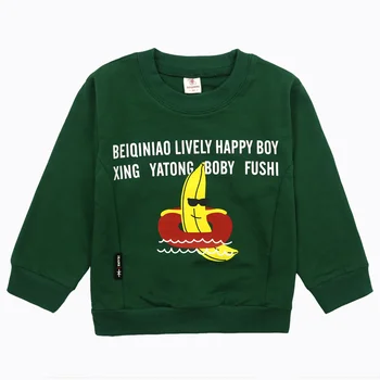 

autumn long sleeved children's wear boys' long sleeved sweater cotton collar long sleeved blouse.