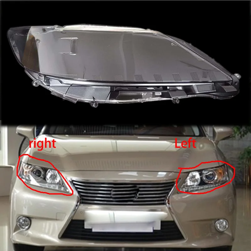 1 шт. для LEXUS ES250 ES350 2013 Прозрачный плексигласовый абажур фары корпус фары крышка абажур