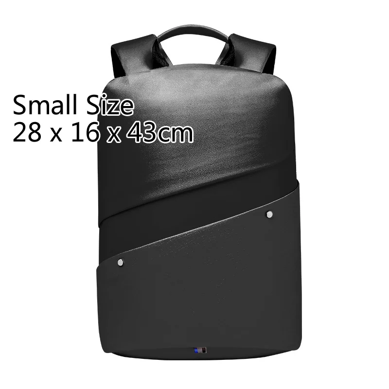 Модный деловой женский рюкзак для ноутбука 15,6 дюймов, розовые водонепроницаемые женские рюкзаки для путешествий, Противоугонный рюкзак, женская сумка - Цвет: Black Small