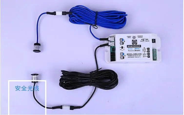 Однолучевой автоматический датчик безопасности открывания дверей, инфракрасный фотоэлемент, фото датчик луча для автоматического открывания раздвижных дверей