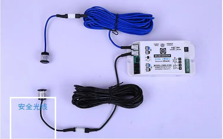 Sensor de Feixe de Segurança Abridor de Garrafas Abridores de Fotocélulas Sensor de Feixe de Porta Feixe Duplo Porta Automática Infravermelho Foto Deslizante 7 Feixe duplo sensor de feixe de segurança