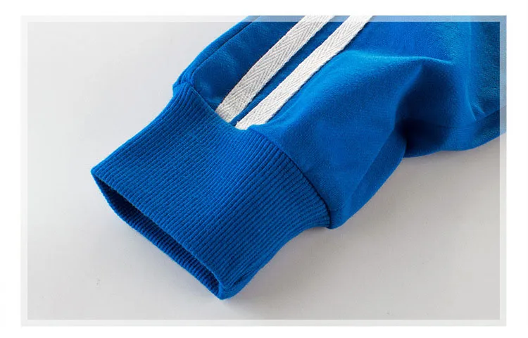 Roupas de Esportes Terno para Meninos e Meninas com Capuz Crianças Outwears Manga Longa Meninos Conjunto Casual Treino Mod. 260850 11 Mamãe e Bebê