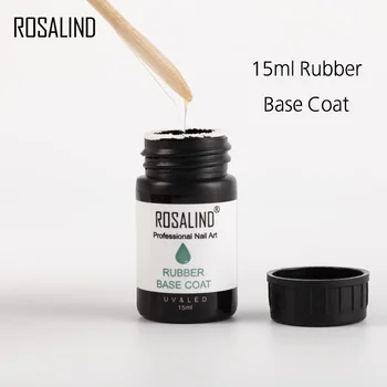 

Base Top Gel Nail Polish Rubber Gel Varnish base coat Manicure Soak Off UV Gel Nail Art Varnish Lacquer Hybrid Gellak