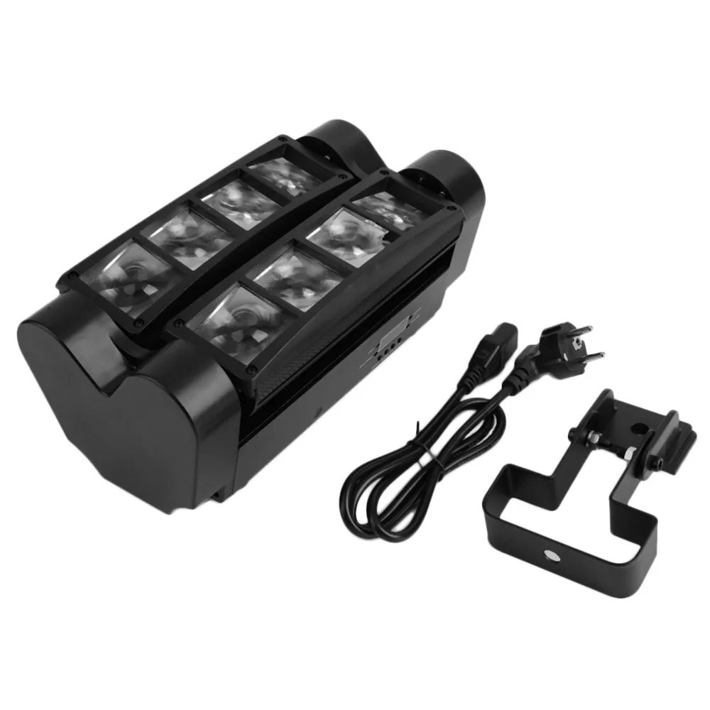 

Mini LED Spider Light 45W Energy Saving Moving Head Light Mini LED Spider Light RGBW Light for Party 100-240V/50-60HZ EU Plug