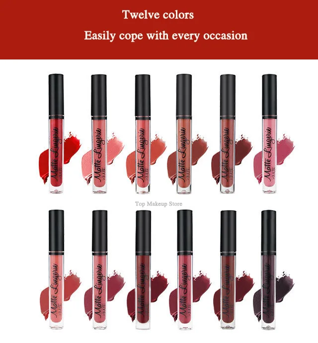 Us 119 30 Offlip Tint Lip Gloss Matte Nude Lipgloss Rouge A Levre Mat Batom Mate Liquid Lipstick Korean Red Nyxed Makeup In Lip Gloss From Beauty
