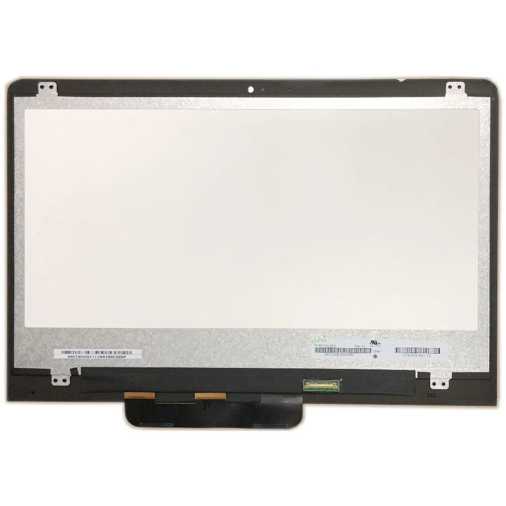 Для Asus VivoBook Flip 14 TP410UA TP410U N140HCE EN1 Rev C2 ЖК экран с сенсорным цифровым