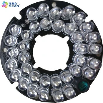 

Infrared 36PCS IR LED board for CCTV Cameras Night Vision(Diameter 53mm) Freeshipping Hot Sales