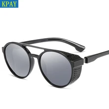 KPAY Women Men Retro Goggles Round Flip Up SUN Glasses steam punk Vintage Fashion Eyewear Steampunk Sunglasses Oculos de sol KPAY Women Men Retro Goggles Round Flip Up SUN Glasses steam punk Vintage Fashion Eyewear Steampunk Sunglasses Oculos de sol
