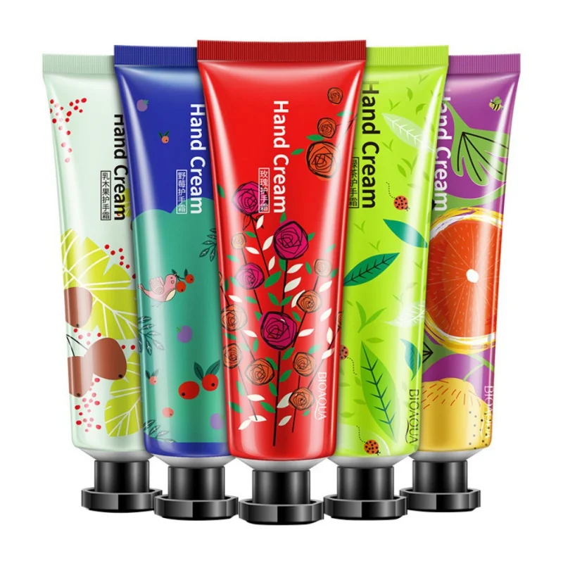

5pcs/lot 30g Hand Beauty Cream Plant Extract Fragrance Moisturizing Nourishing Hand Cream Suit Nourishing Hand Cream Care