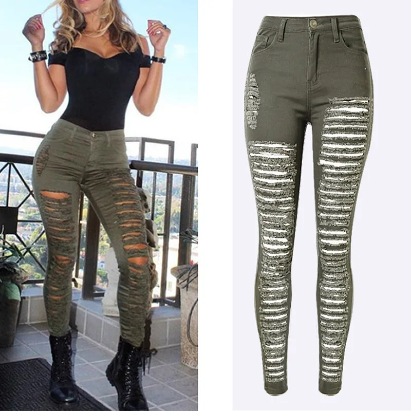 Popular Green Womens Jeans-Buy Cheap Green Womens Jeans