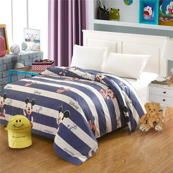 100 Cotton Leopard Cartoon Hello Kitty Duvet Cover Single Twin