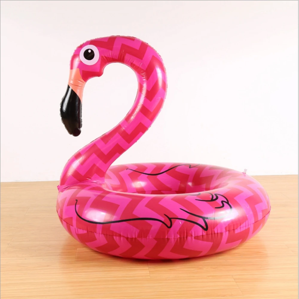 Inflatable Flamingo Swim Ring for Women, Swimming Rings, Adult Beach Pool Lounger, Pool Party, Fun, Size 120cm at factory Sales flamingo игрушка для попугая floshy ring