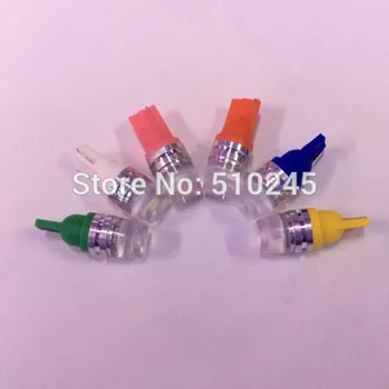 

100X new arrival White Led Car Light W5W T10 2 smd 5630 2 LED Parking Lights lamp Bulbs 12V With Projector Lens free shipping