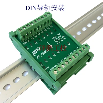 

8 channels Optocoupler Isolator Photoelectric Isolation Module PLC IO Signal Converter Board, NPN/ PNP, 2KHz Polarity Conversion