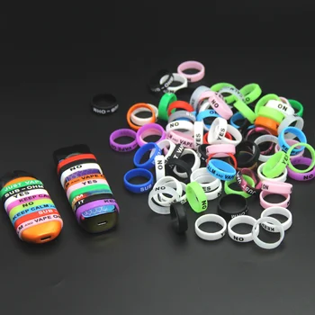 

100pcs Band Silicone Rubber Ring Protection Decoration Electronic Cigarette Accessories for Zero Nord Pod Atomizer Mod Tank