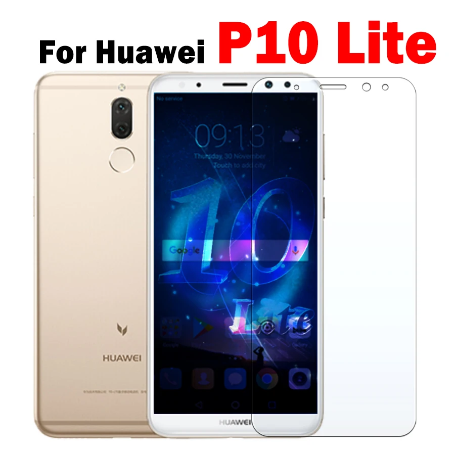 Защитное стекло для huawei p 10 lite huavei p10 легкое защитное hauwei p10lite p20 p9 20 9 10p закаленное