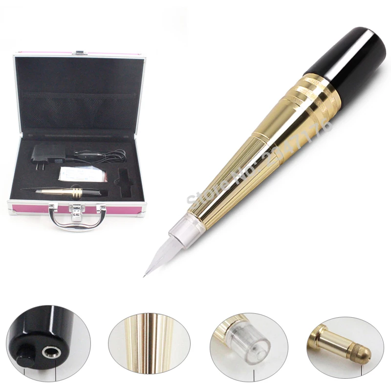 

1 set Speed 40000rpm/min Tattoo Permanent Makeup Machine Pen Eyebrow Make up&Lip Rotary Tattoo Machine Adjustable tattoo Gun