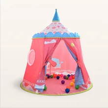 Детская палатка/игровая комната Детский Розовый игровой домик представляет палатку детей из замка принцессы