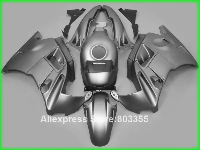 Серебряные Обтекатели для Honda CBR600 F2 комплект обтекателей мотоцикла 1991 1994