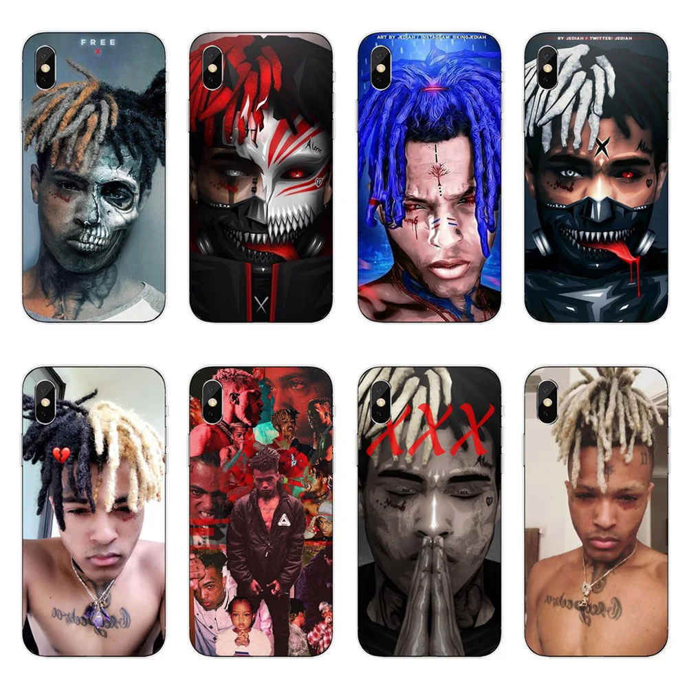 

High quality Soft silicone Xxxtentacion Case Cover For Apple iPhone 6 6s 7 8 Plus X 10 5 5S SE Transparent Phone Cases