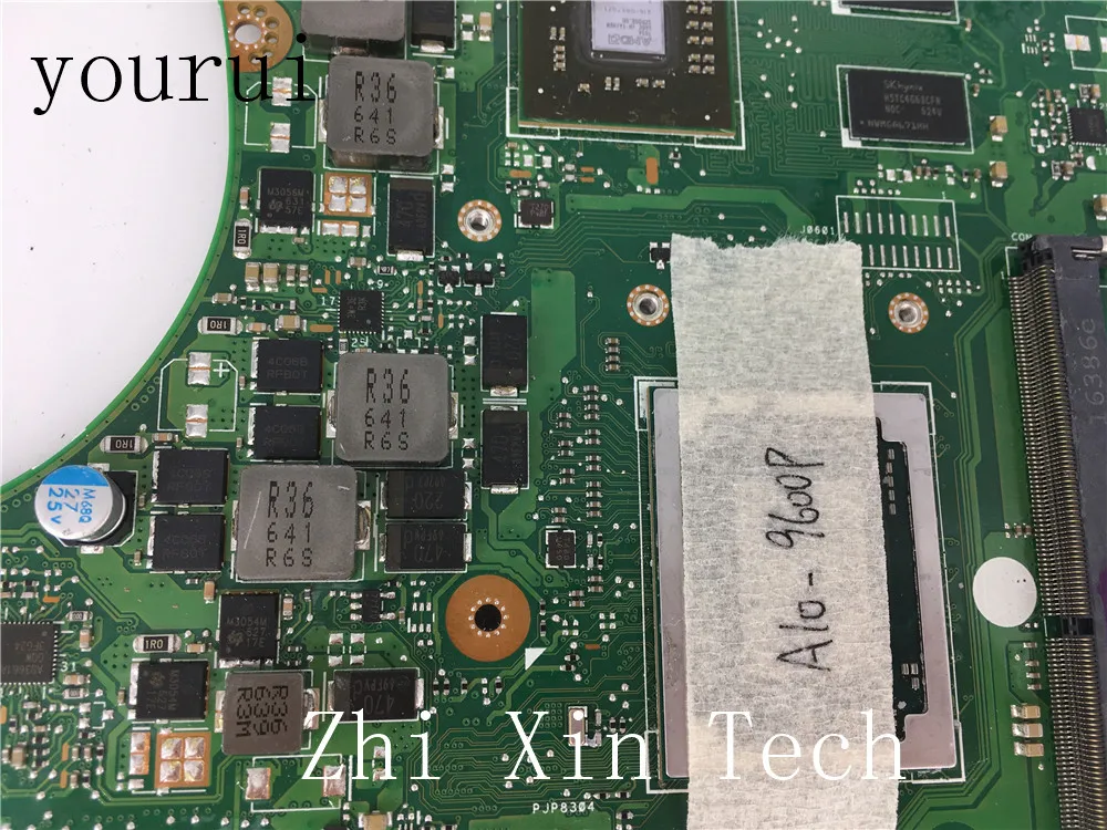 yourui For ASUS X555QG Laptop Motherboard REV 2.0 With A10-9600P Processor 4GB RAM Fully Test ok