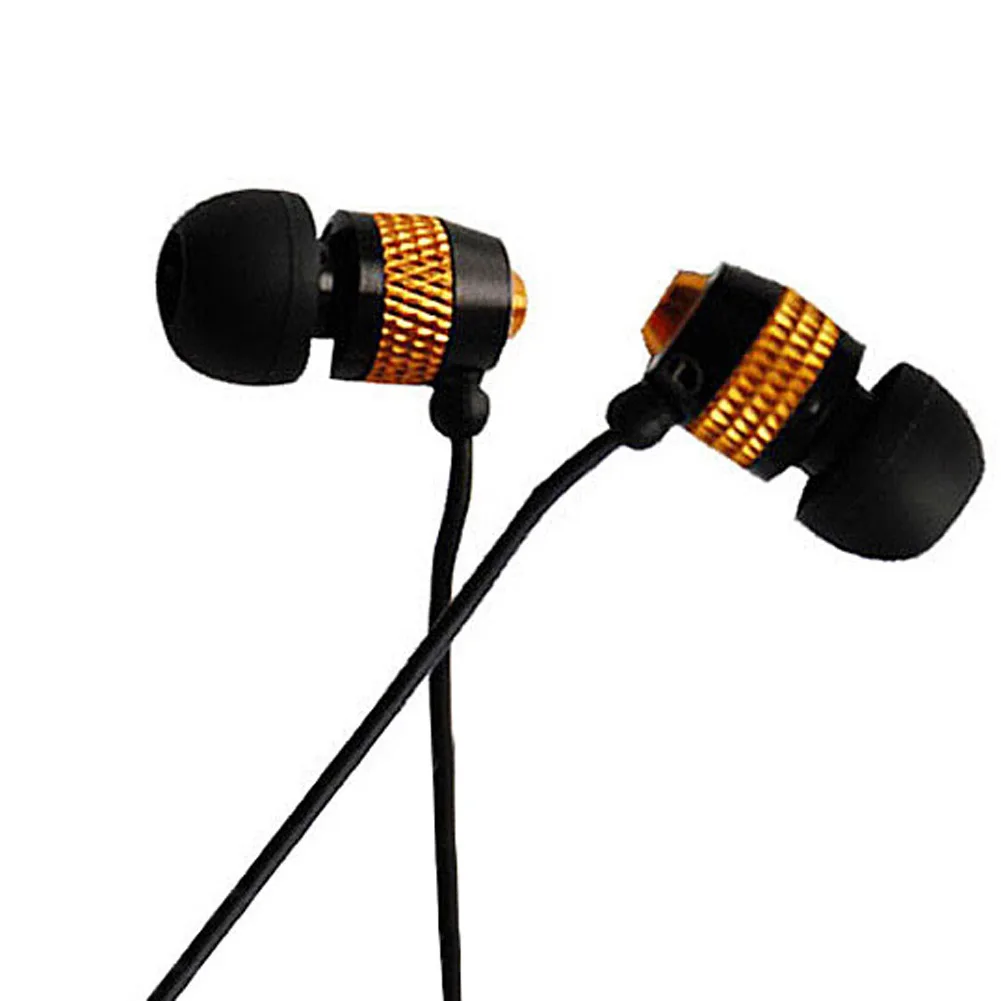 

Golden 3.5MM Stereo Inear Earphone for iPhone MP3 MP4 for xiaomi iphone 7 6s 5s