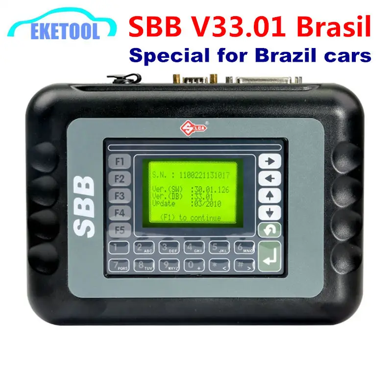 

SBB Key Programmer Real V33.01 Supports Brazil Cars More Function Brasil Buyer For GM Pin Code VAG Pin Code V33.01 Silca SBB