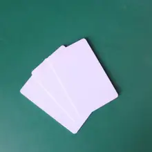 10 шт. пустые карты термочувствительные ПВХ карты две боковые крышки пленки использовать карты принтер сделать супер рынок член/карта компании. и т. д