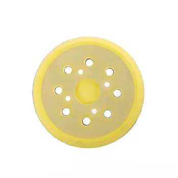 

5 Inches 125 MM 8-Hole Back-up Sanding Pad 4 Nails Hook and Loop Sander Backing Pad for Electric Grinder Power Tools Accessories