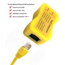 Мощность через Ethernet PoE детектор метод и напряжение IEEE802.3af IEEE802.3at пассивный 24 в 48 в