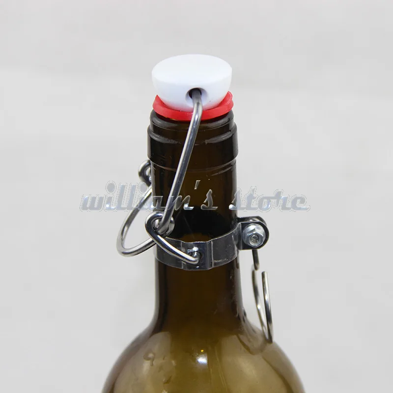 

12 pcs Ez Cap Flip Top Stopper Root Beer Bottles Replacement Swing Tops Homebrew Brewing OR 25PCS Rubber Gaskets