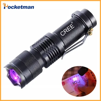 

Q5 2000 Lumen LED UV Flashlight Torch Lanterna Tactical Penlight Zoomable Purple Violet Light
