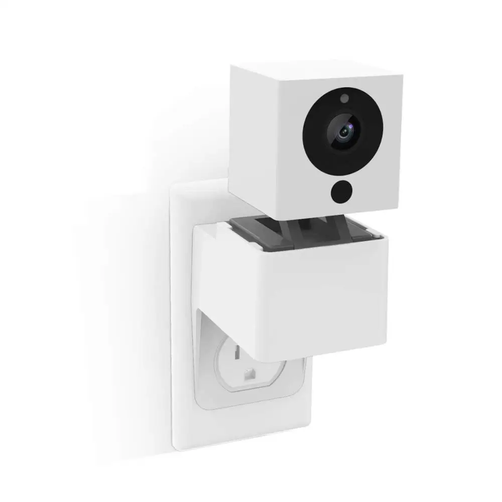 

Wyze Cam Outlet Wall Mount, 2019 Upgraded AC Outlet Mount Compatible with Wyze Cam and Wyze Cam V2 1080P - Without Messy Wires