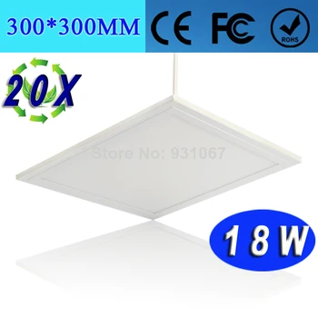 

18W Led Panel Light AC85-265V Square Led ceiling Light painel de led lamp 1300 lumens Wholesale 20pcs/lot