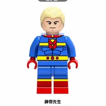 GUSUG 100 шт XH672 Супер герои марвел, мистер фантастик, лучший подарок DIY строительные блоки, детские игрушки, строительные блоки