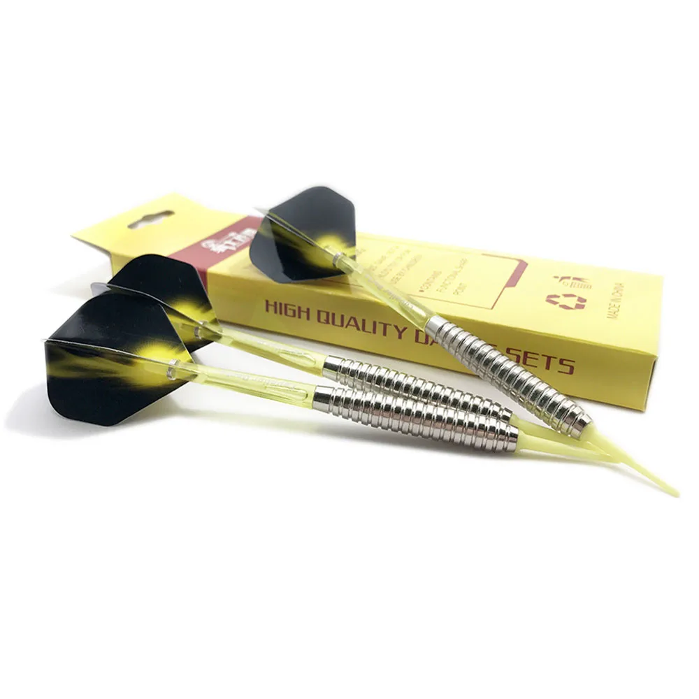 

3Pcs 18g Professional Safe Dart Soft Nylon Tip Iron Barrel PC Shaft PET Flight Training Electronic Dart