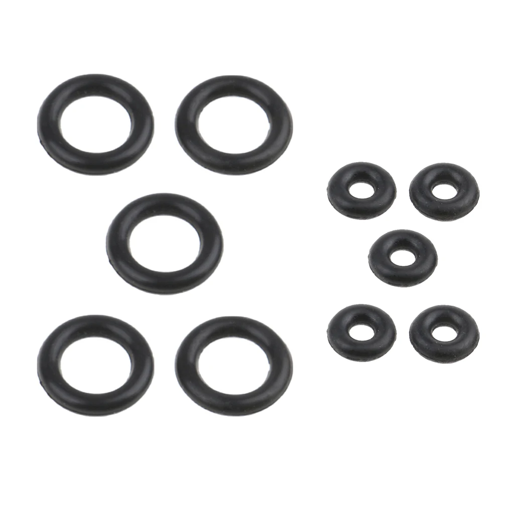 10pcs O Ring Rubber Gasket Spacer Washers for Camping Picnic Gas Tank Refill Accessories Leak Proof