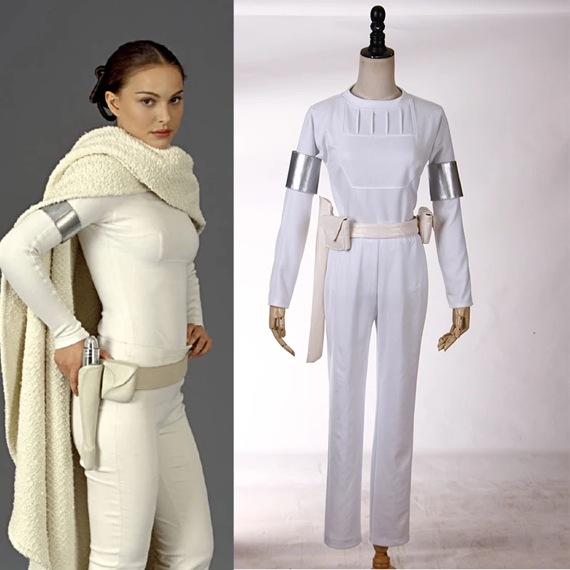 Star Wars Queen Padme Naberrie Amidala Cosplay Kostuums Volwassen Witte