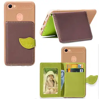 

2018 New Leaf Magnetic Wallet Leather Cover For Oppo F5 Multi -Funtion Card Slot Holder Stand Shockproof Cover For Oppo F5 Coque