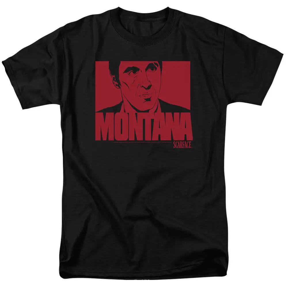 Scarface футболка с изображением лица Монтаны размеры новая крутая Повседневная