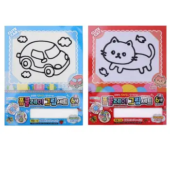 

Creative DIY Puzzle Crystal Mud Filled Painting Toys Children Educational Learning Toy Tool Handmade Painted Decor Gifts